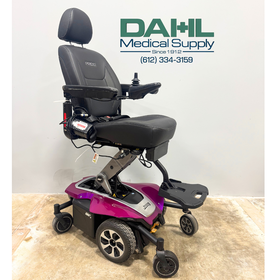 Pride Air2 Used Power Wheelchair – Mid-Wheel Drive, Great Condition