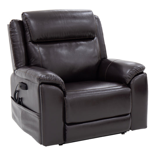 Pride Evolution Collection LC435 Lift Chair – Dark Brown Upholstery