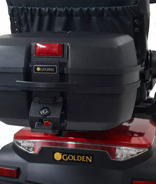 The Golden Eagle™ includes a secure, rear-mounted storage compartment designed to keep personal items within easy reach during daily travel.