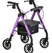 Dark Slate Gray Star 8 DX HD Rollator - Purple - USED