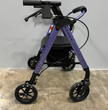 Dark Gray Star 8 DX HD Rollator - Purple - USED
