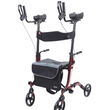 Dark Slate Gray Upright Rollator - Walker with Foldable Transport Seat