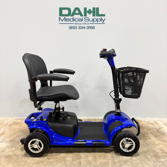 Used Vive 4-Wheel Mobility Scooter – Side View
