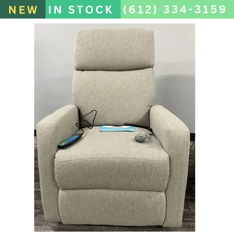 Dark Gray Vive Large Massage Lift Chair - Grey