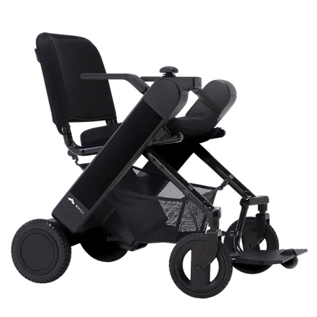 Dark Slate Gray WHILL MODEL F - Compact Folding Power Chair