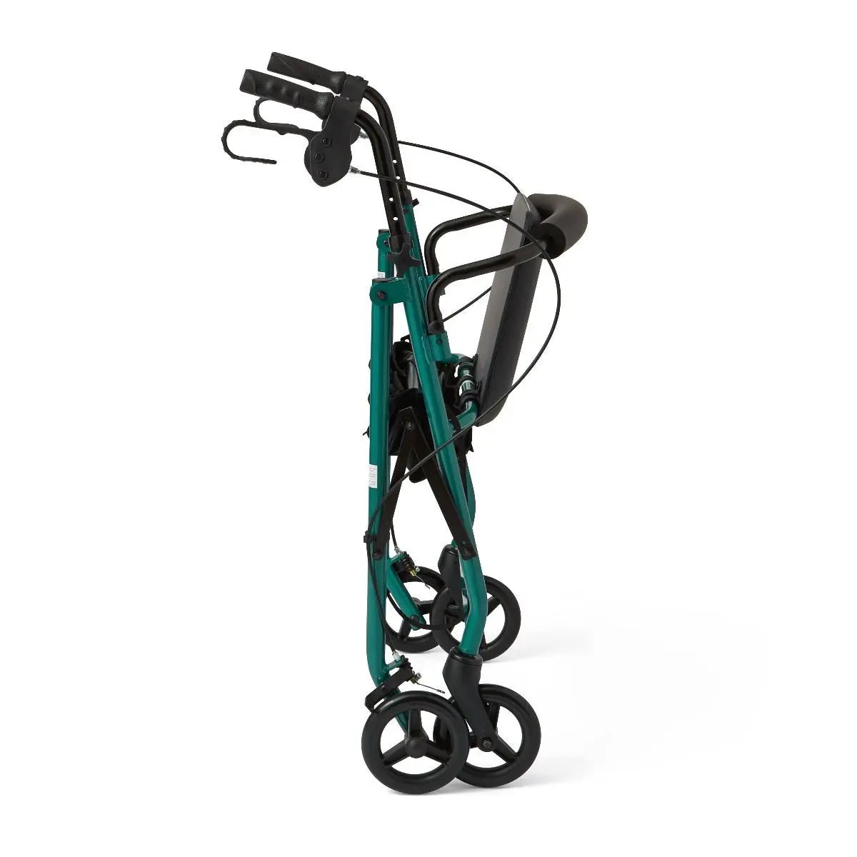 Dark Slate Gray Medline Basic Aluminum Rollator w 6in Wheels Green 1Ct