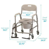Nova Shower Chair Commode Stats
