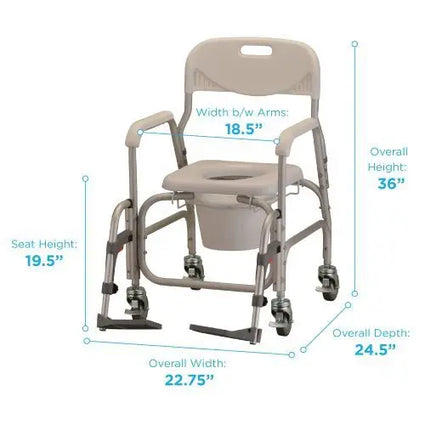 Nova Shower Chair Commode Stats