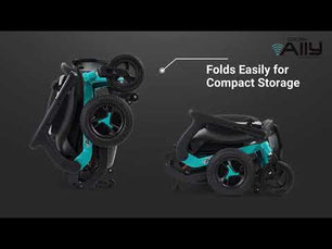 Golden Ally video showing how the ally folds for portability.