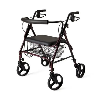 Medline Red Bariatric Rollator