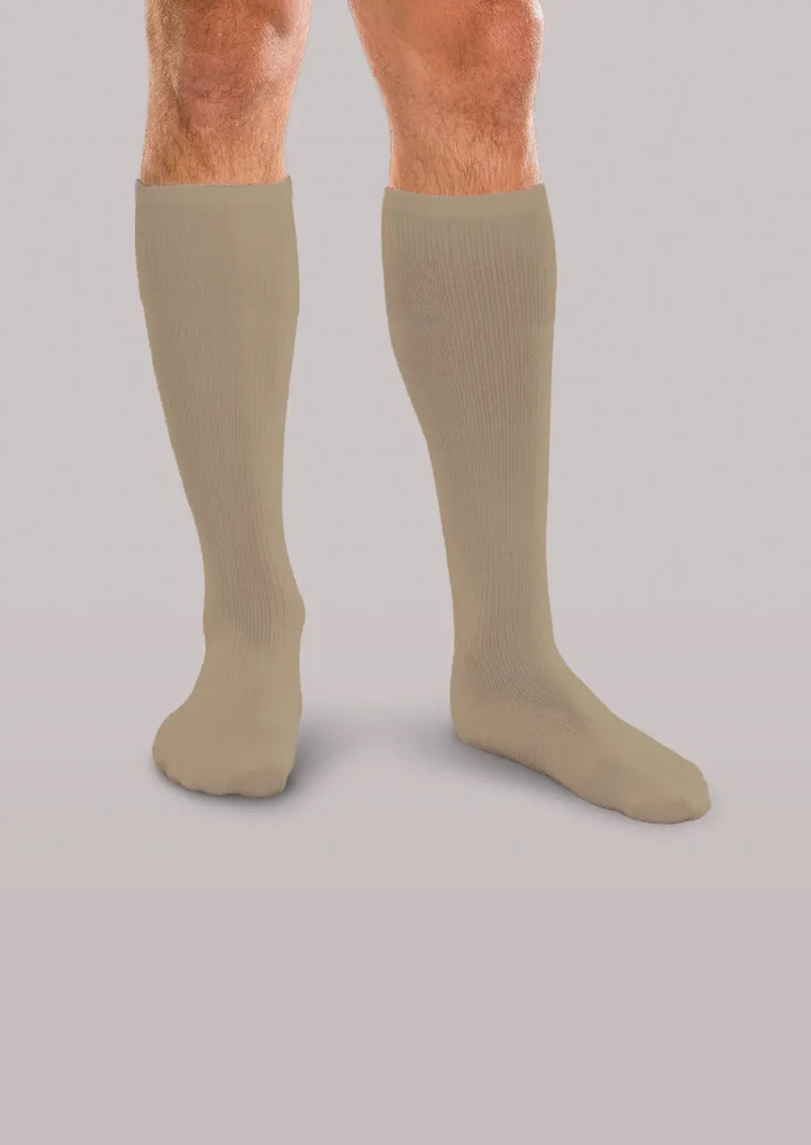 Gray 20-30 mmHg Core-Spun Moderate Support Socks