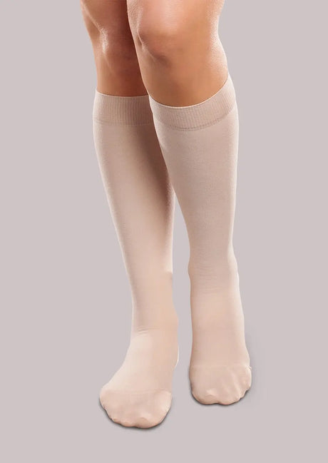 Gray 15-20mmHg* Opaque Knee Highs