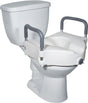 Drive Medial 2-in-1 locking raised toilet seat with arms