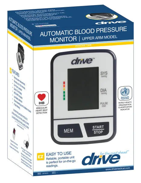 Light Gray Automatic Blood Pressure Monitor