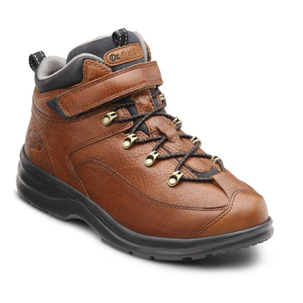 Dr.Comfort Women's Vigor Therapeutic Diabetic Hiking/Walking Boot, Chestnut - Main Image | All For Legs