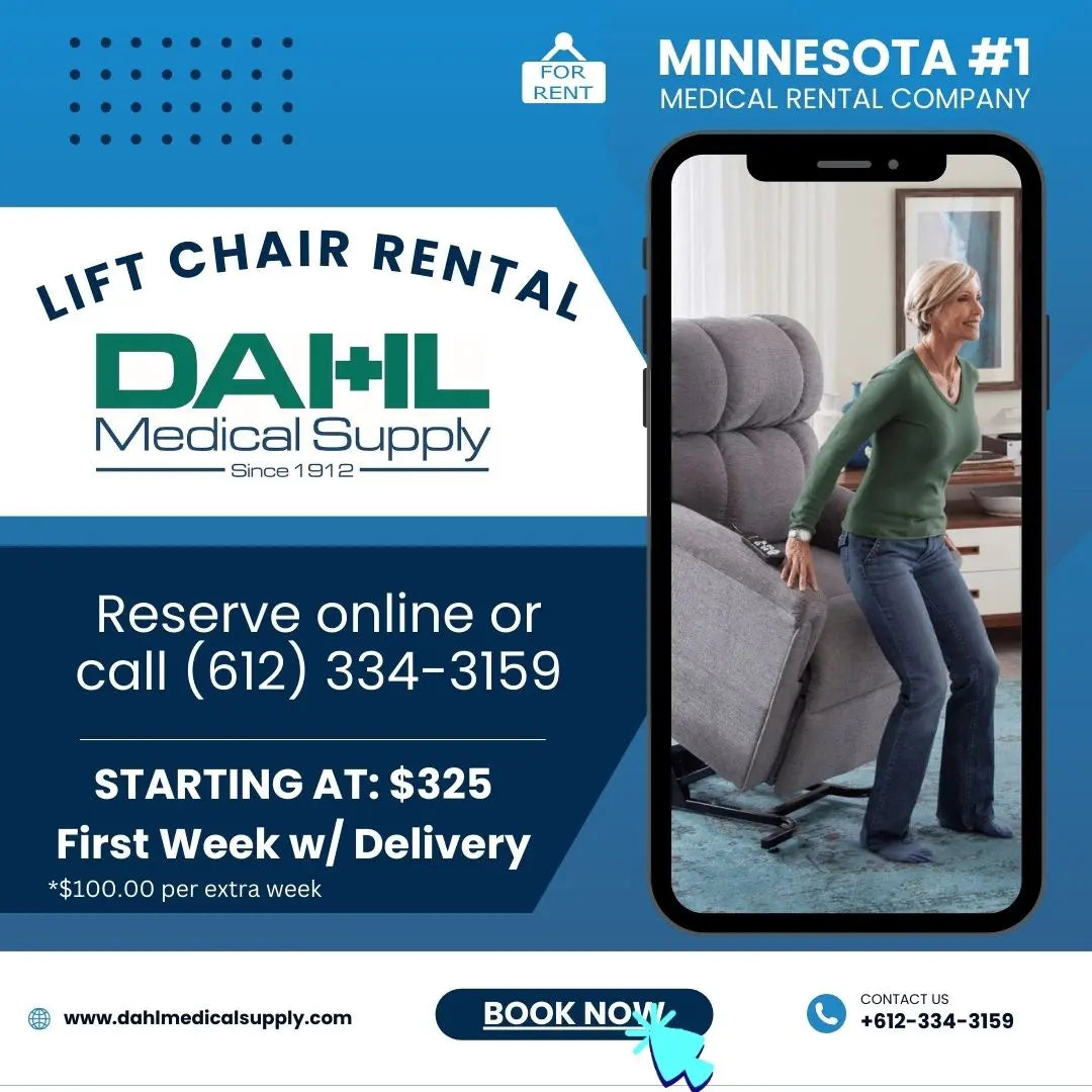 Dark Slate Gray Reclining Lift Chair Rental