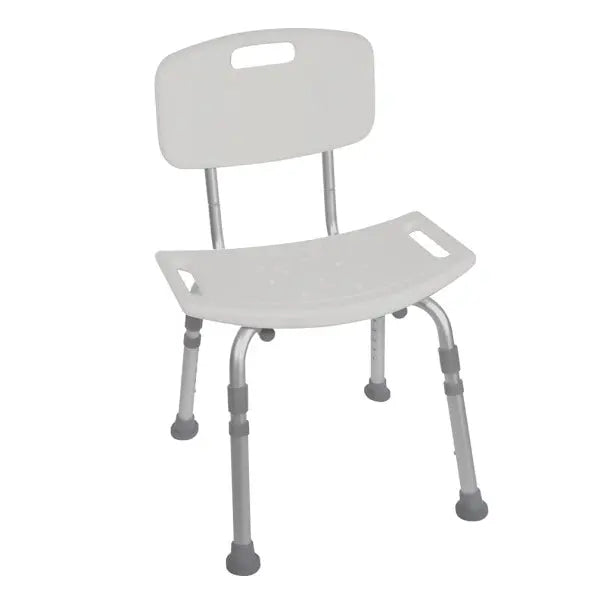 Light Gray Deluxe Aluminum Shower Chair