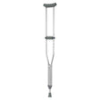 Gray EZ Adjust Aluminum Crutches