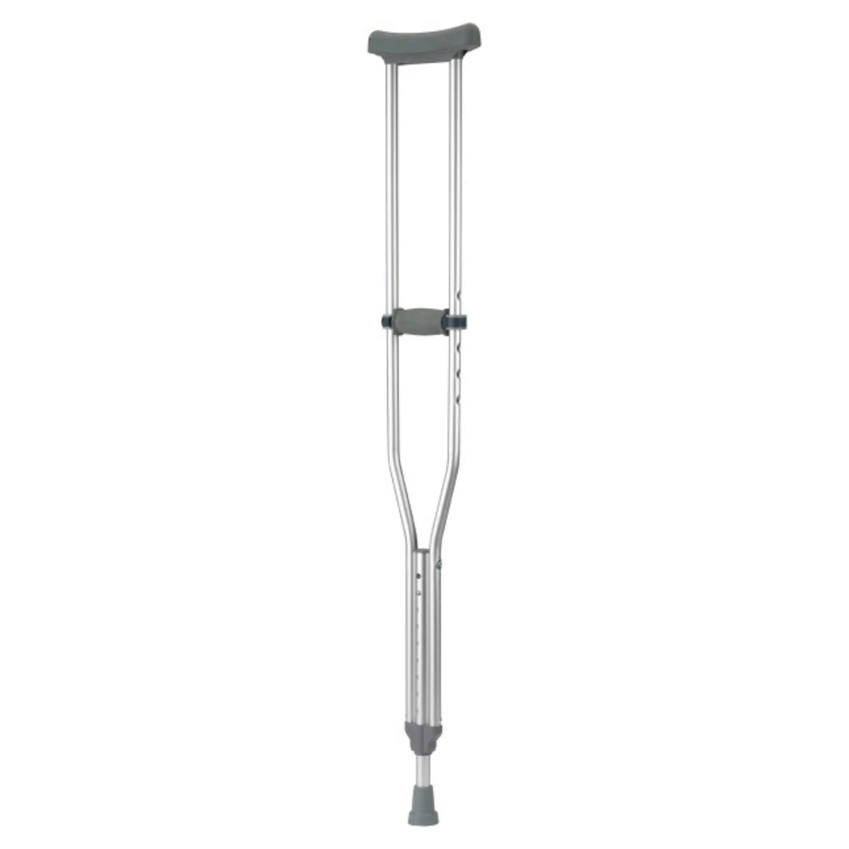 Gray EZ Adjust Aluminum Crutches
