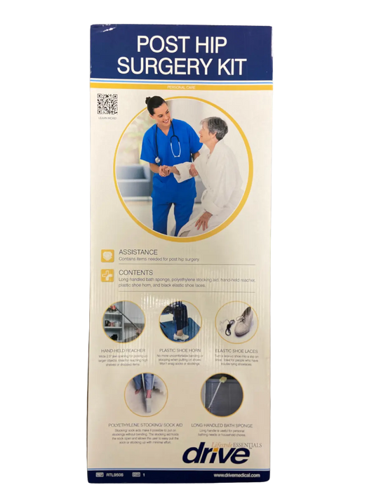 box that has drive medical post surgery hip kit