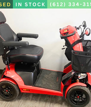 Light Gray FreeRider FR14 Wheel Bariatric Scooter - Used