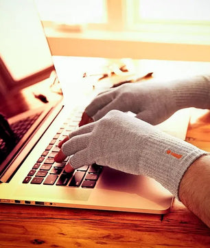 Bisque Fingerless Circulation Gloves