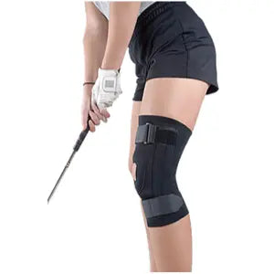 Dark Slate Gray Neoprene Knee Support with Stabilized Patella