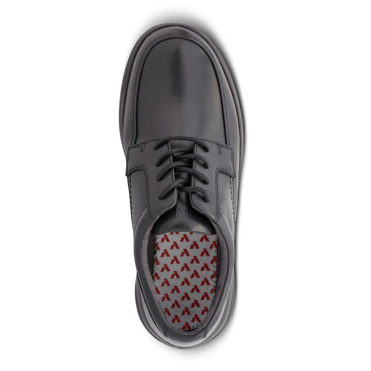 Anodyne Men's No. 12 Diabetic Therapeutic Comfort Casual Oxfort, Black - Top Image