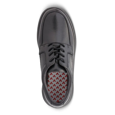 Anodyne Men's No. 12 Diabetic Therapeutic Comfort Casual Oxfort, Black - Top Image
