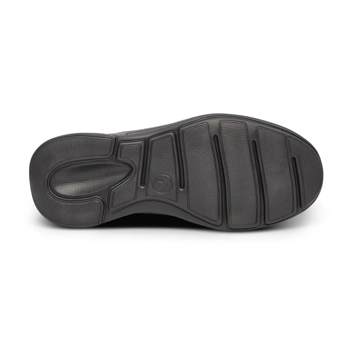 Anodyne Men's No. 12 Diabetic Therapeutic Comfort Casual Oxfort, Black - Sole Image
