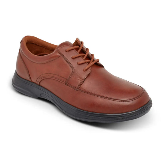 Anodyne Men's No.12 Oxford - BURNISHED BROWN, microfiber lining