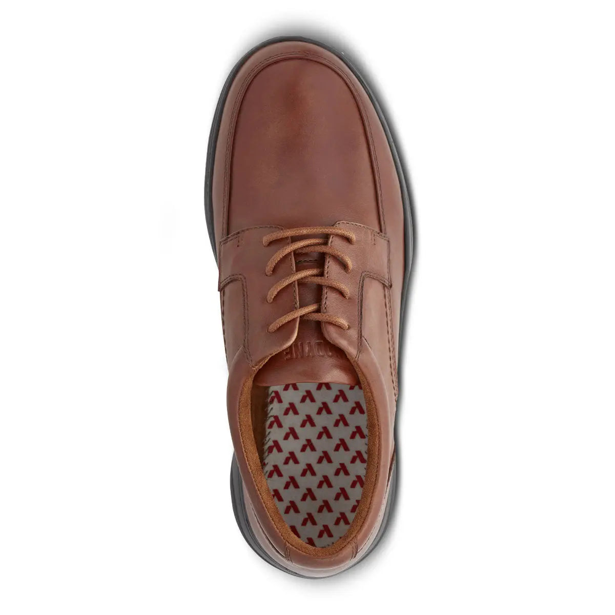 Anodyne Men's No.12 Oxford - BURNISHED BROWN available 3 widths