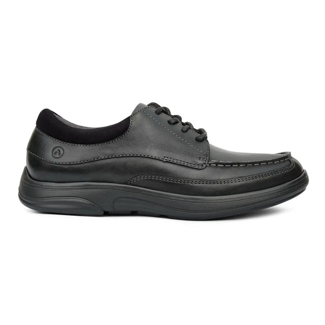 Anodyne Men's No.30 Casual Dress Diabetic Shoe, Black in oiled black