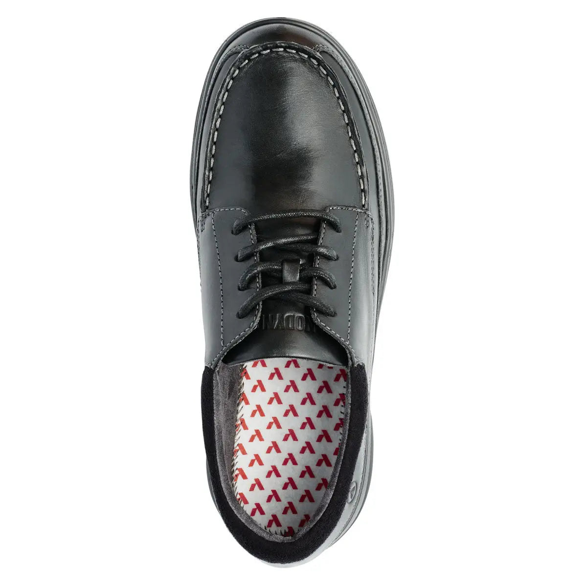 Anodyne Men's No.30 Casual Dress Diabetic Shoe, Black available in three widths