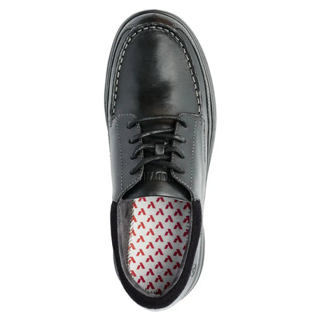 Anodyne Men's No.30 Casual Dress Diabetic Shoe, Black available in three widths