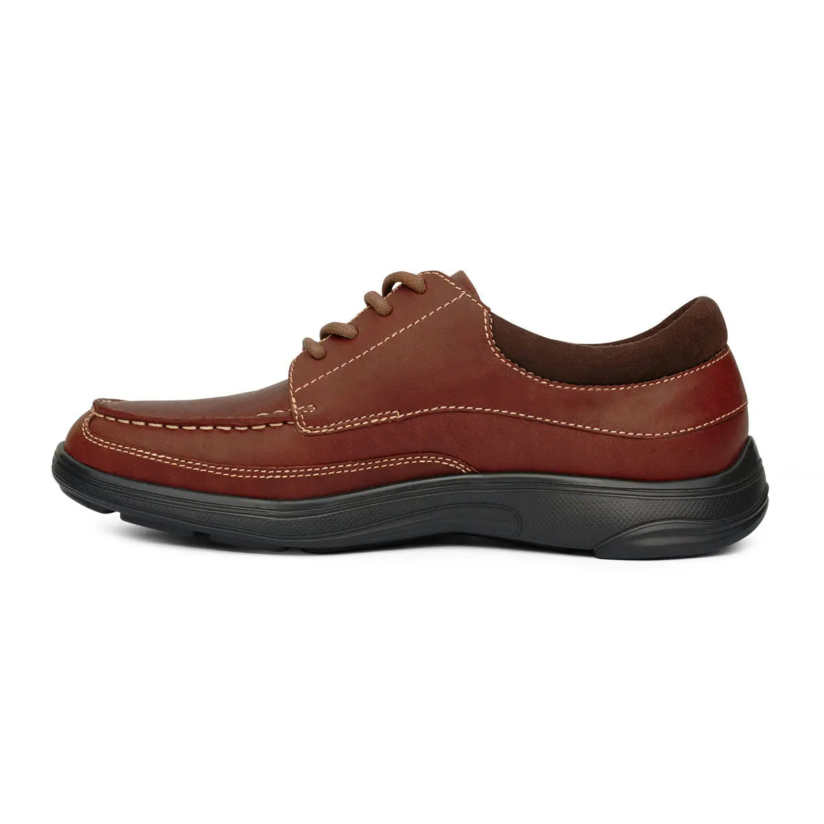 Anodyne Men's No.30 Casual Dress Diabetic Shoe, Whiskey with microfiber lining