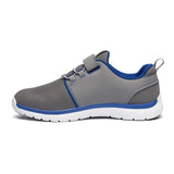Anodyne Men's No.64 show in Grey/Blue left side with hook & loop closure