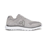 Anodyne Men's No. 50 Diabetic Therapeutic Comfort Sport Trainer, Grey with action leather uppers