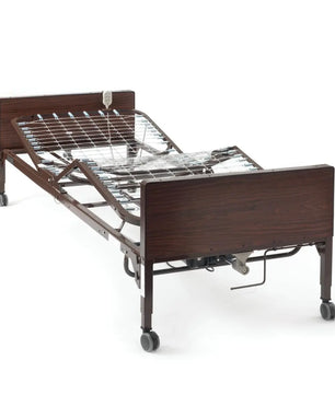 White Smoke MedLine Homecare Hospital Bed