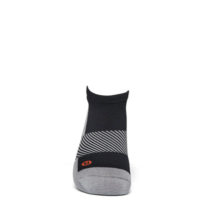 Anodyne Footwear No. 9 No Show Diabetic Socks, Black - Front Image | www.dahlmedicalsupply.com