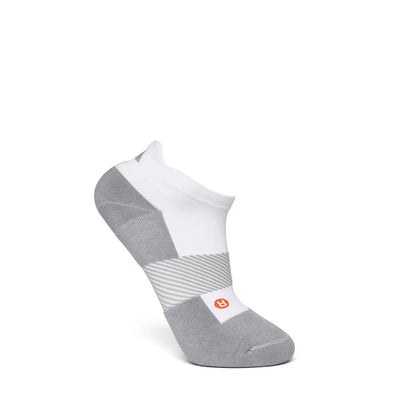 Anodyne Footwear No. 9 No Show Diabetic Socks, White - Side Image | www.dahlmedicalsupply.com