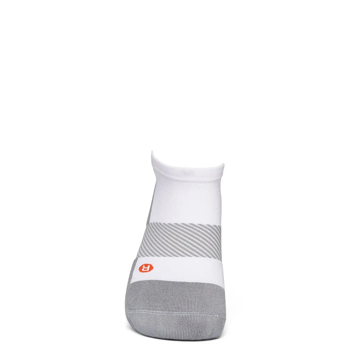 Anodyne Footwear No. 9 No Show Diabetic Socks, White - Front Image | www.dahlmedicalsupply.com