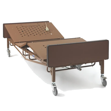 Light Gray Medline Bariatric Full-Electric Bed 600 lbs