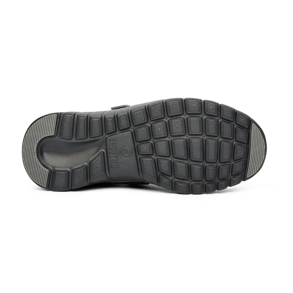 Anodyne No.46 Sport Jogger Men's Diabetic Shoe, Black - Sole Image | Dahl Medical Supply