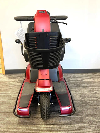 Light Gray Pride Maxima 3 Wheel Heavy Duty Red Scooter