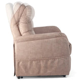 Headrest can be manually adjusted in three different positions