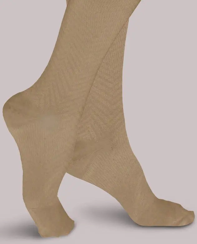 Rosy Brown 20-30 mmHg Trouser Socks for Women