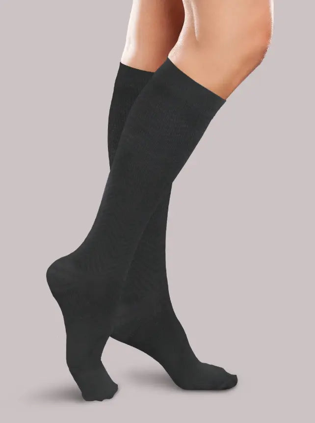 Gray 15-20 mmHg Trouser Socks for Women