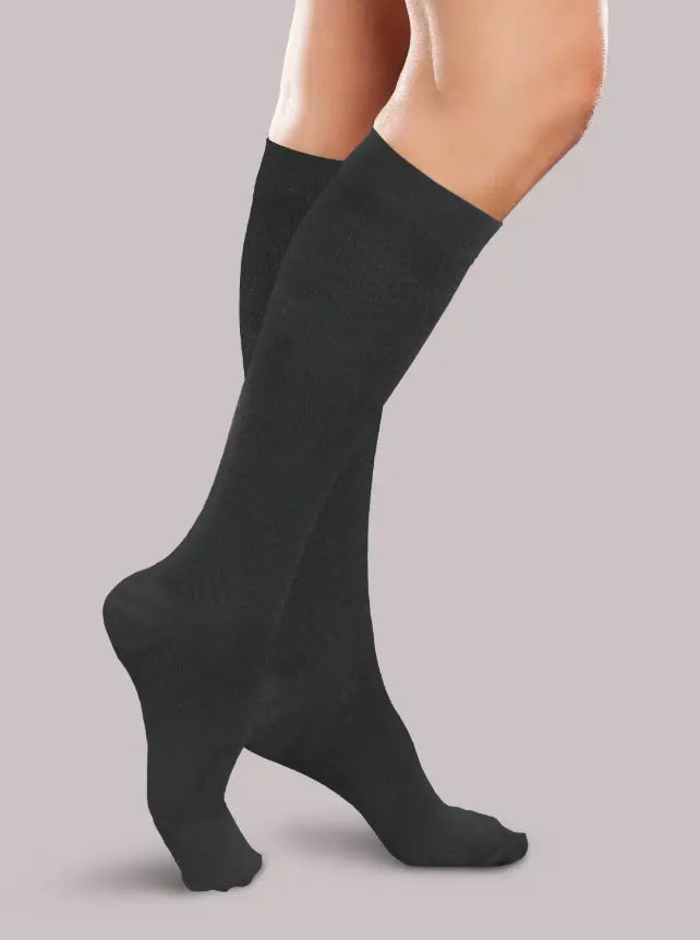 AW Style 115 Women's Microfiber Knee High Trouser Socks - 8-15 mmHg | Ames  Walker