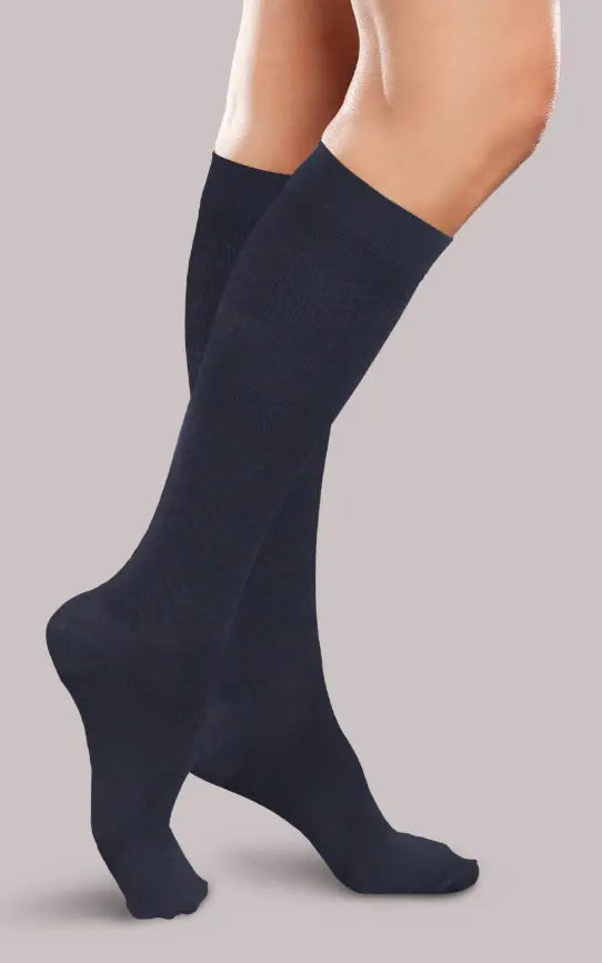 Gray 20-30 mmHg Trouser Socks for Women